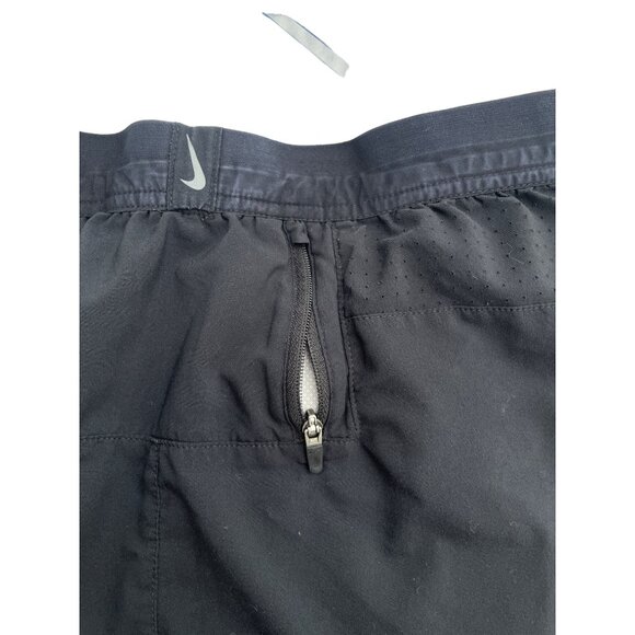Nike Dri-Fit Women's Medium Med M Black Mesh Cycling lined Running Shorts - Picture 10 of 12